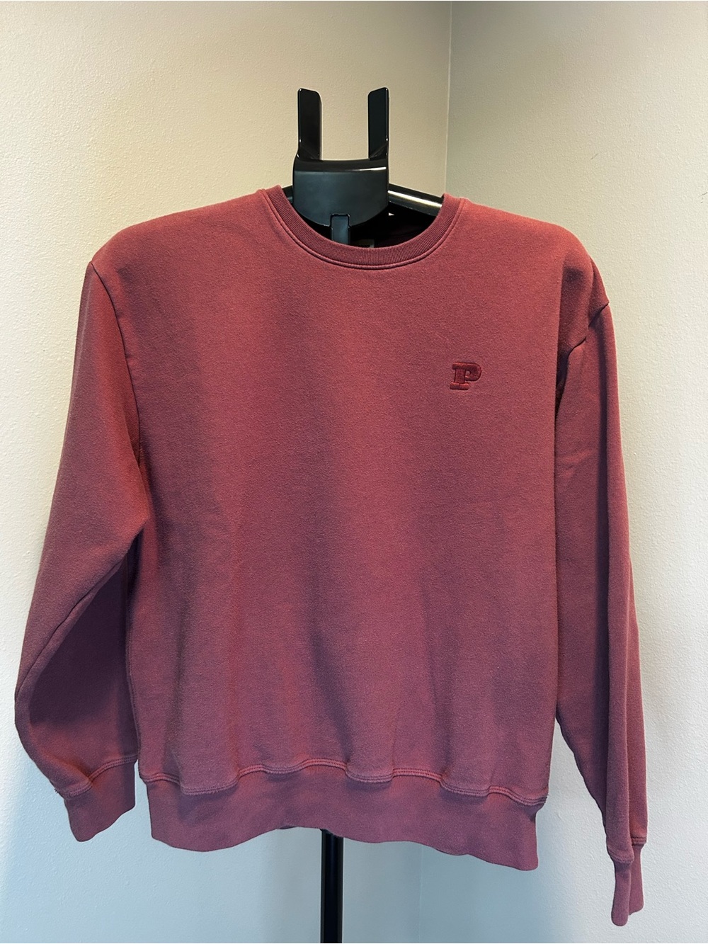 PINK Victoria's Secret Mauve Crewneck Sweatshirt with Embroidered P